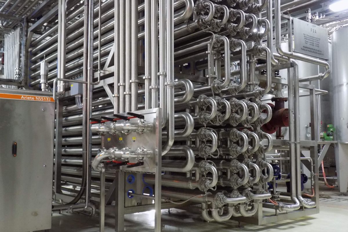 FSA Tubular Pasteurizer 22,000 l/h