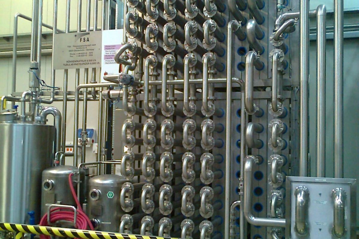 FSA Tubular Pasteurizer 9,000 l/h